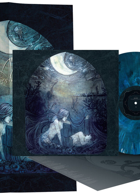 the album cover for Alcest - Ecailles De Lune (Blk) (Blue) [Colored Vinyl] [Limited Edition] (Ofgv)
