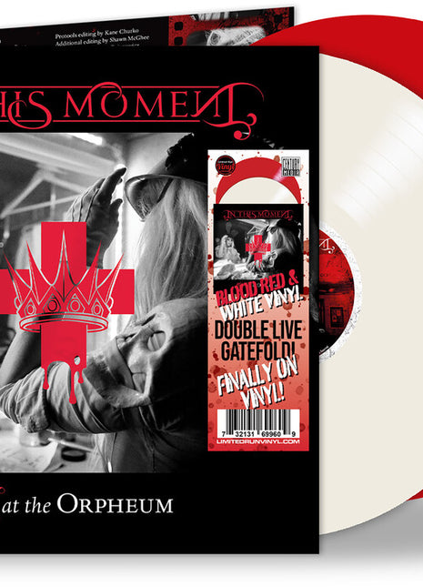 the album cover for In This Moment - Blood At The Orpheum-Live [Colored Vinyl] (Gate) [Limited Edition]
