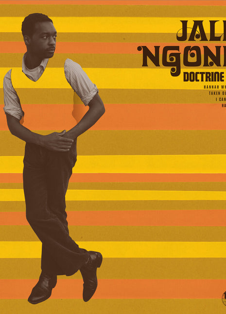 the album cover for Jalen Ngonda - Doctrine Of Love [Indie Exclusive] Clear [Clear Vinyl] [Indie Exclusive]
