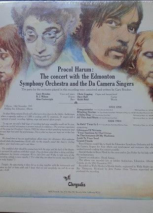 Procol Harum In Concert With The Edmonton Symphony Orchestra : Live (LP, Album, Pit)