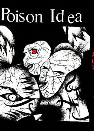 the album cover for Poison Idea - War All The Time - Opaque Green [Colored Vinyl] (Grn)