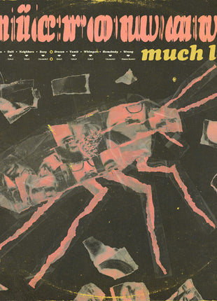 the album cover for Microwave - Much Love (10 Year An.) Clear Pink Swirl [Clear Vinyl]