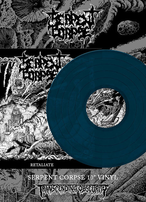 the album cover for Serpent Corpse - Retaliate (10in) [Colored Vinyl] (Gate)