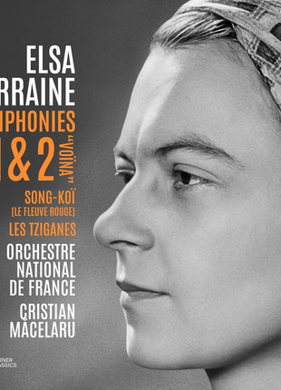 the album cover for Orchestre National De France / Cristian Macelaru - Elsa Barraine: Symphonies Nos. 1 & 2