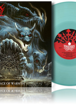 the album cover for Frozen Soul - No Place of Warmth [Translucent Light Blue]