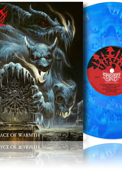 the album cover for Frozen Soul - No Place of Warmth [Indie Exclusive Cobalt Ghost]