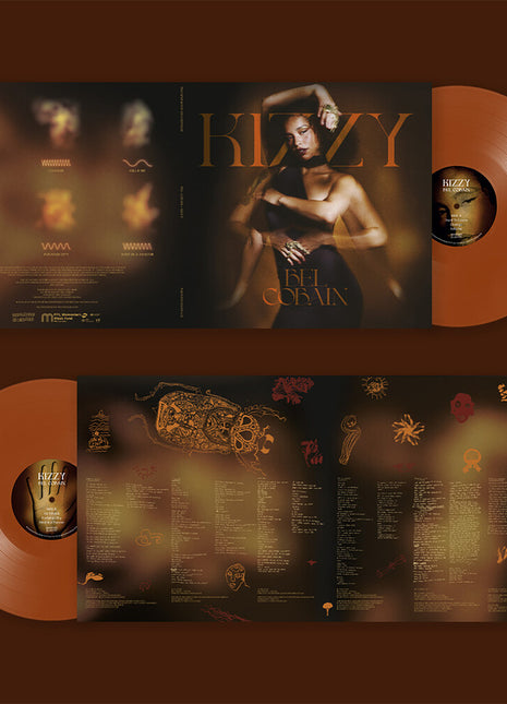 the album cover for Bel Cobain - Kizzy - Terracotta [Colored Vinyl] (Gate) [Limited Edition]