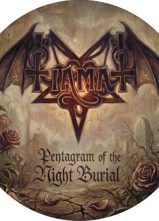 the album cover for Tiamat - Pentagram Of The Night Burial (Pict)