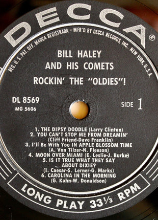 Bill Haley And His Comets : Rockin' The "Oldies"! (LP, Album, Mono)