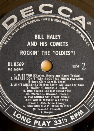 Bill Haley And His Comets : Rockin' The "Oldies"! (LP, Album, Mono)