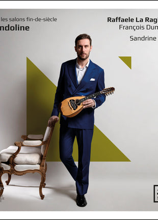 the album cover for Raffaele La Ragione - Mandoline - Dans Les Salons Fin-De-Siecle