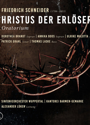 the album cover for Dorothea Brandt - Christus Der Erloser