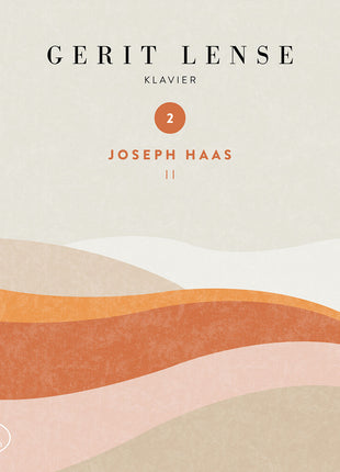 the album cover for Gerit Lense - Klavierstucke