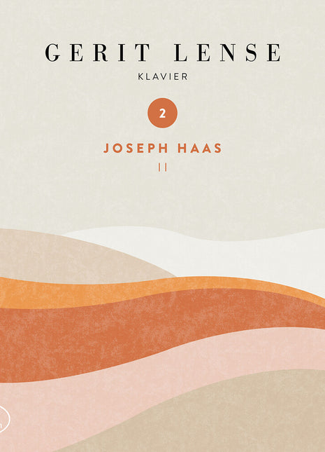 the album cover for Gerit Lense - Klavierstucke