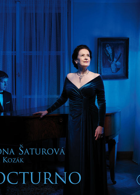 the album cover for Simona Saturova - Nocturno