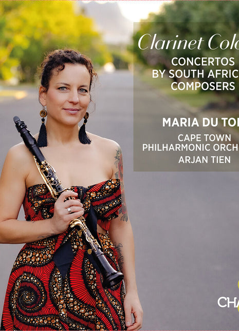 the album cover for Du Maria Toit - Clarinet Colours