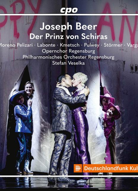 the album cover for Carlos Pelizari  Moreno - Joseph Beer: Der Prinz Von Schiras