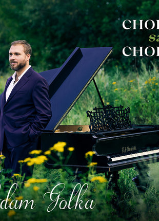the album cover for Adam Golka - Chopin Sans Chopin