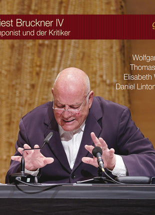 the album cover for Wolfgang Bock - Bock Liest Bruckner Iv
