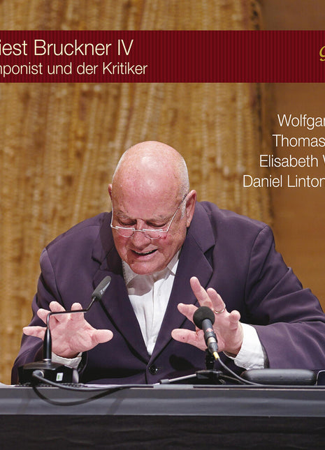 the album cover for Wolfgang Bock - Bock Liest Bruckner Iv