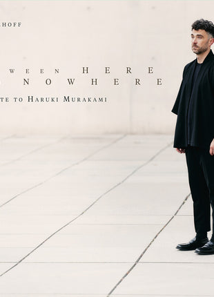 the album cover for Tim Allhoff - Between Here & Nowhere