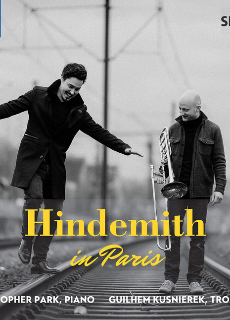 the album cover for Guilhem Kusnierek - Hindemith In Paris