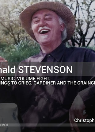 the album cover for Christopher Guild - Ronald Stevenson - Pno Music Vol. 8