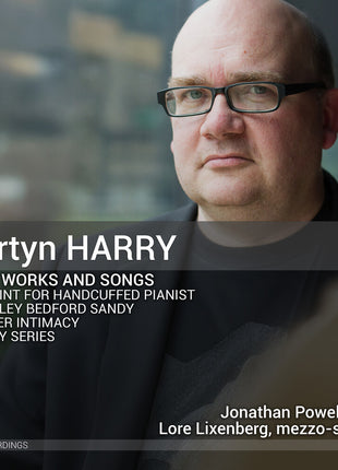 the album cover for Lore Lixenberg - Martyn Harry: Pno Works & Songs