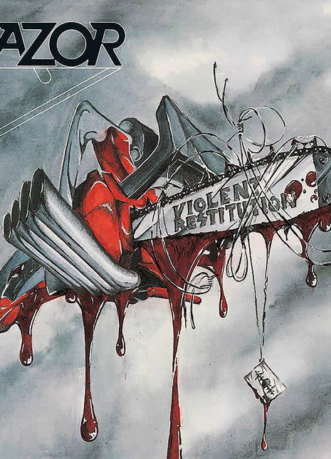 the album cover for Razor - Violent Restitution [Colored Vinyl] [Reissue] (Spla)