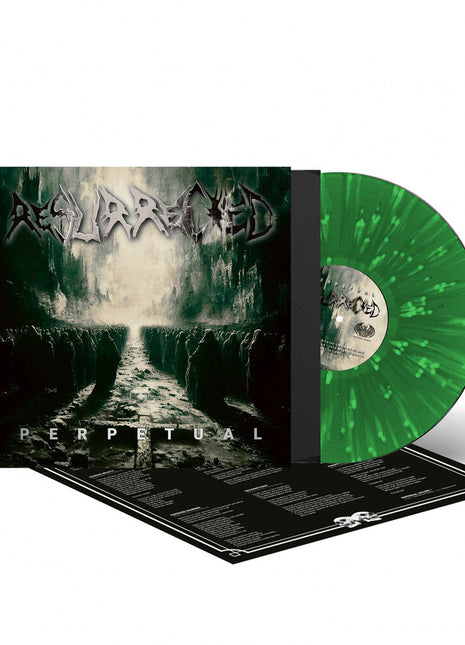the album cover for Resurrected - Perpetual - Green/White [Colored Vinyl] (Grn) [Limited Edition] (Ofgv)