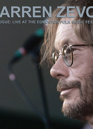 the album cover for Warren Zevon - Epilogue: Live At The Edmonton Folk Music Festival