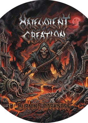 the album cover for Malevolent Creation - Burning Darkness [Limited Edition] (Pict)