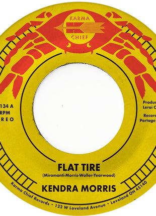 the album cover for Kendra Morris - Flat Tire