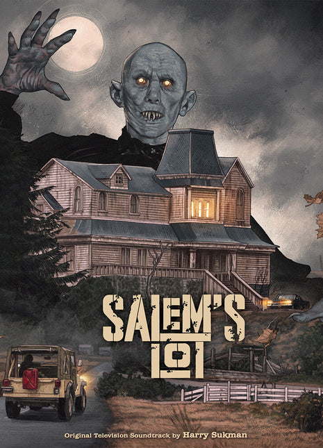 the album cover for Harry Sukman  (Blue) (Colv) (Gate) (Rmst) - Salem's Lot - O.S.T. (Blue) [Colored Vinyl] (Gate) [Remastered]