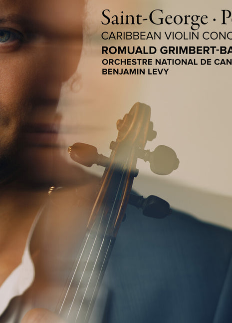 the album cover for Grimbert-Romuald Barre - Saint-George & Pecou: Violin Concertos