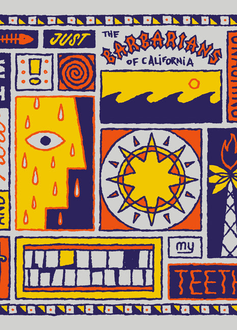 the album cover for Barbarians Of California - & Now I'm Just Gnashing My Teeth [Colored Vinyl]