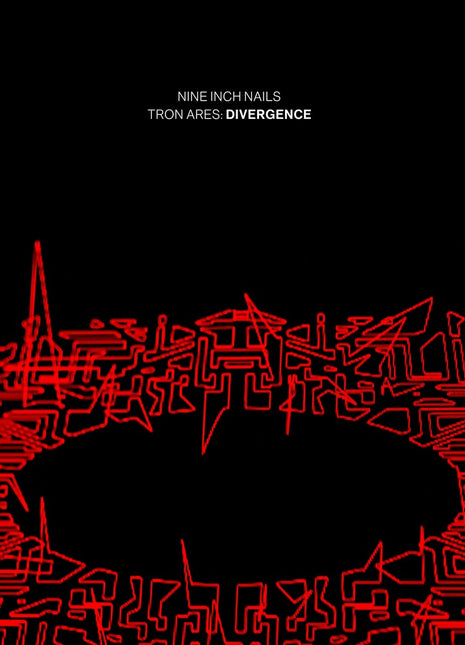 the album cover for Nine Inch Nails - Tron Ares: Divergence