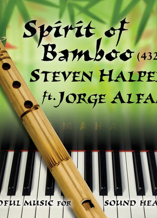 the album cover for Steven Halpern - Spirit Of Bamboo 432hz