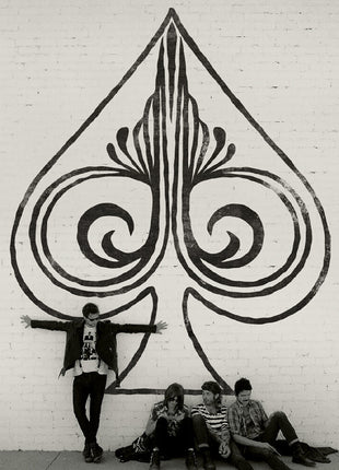 the album cover for Butch Walker  & The Black Widows - Spade - Gold Black Ice (Blk) [Colored Vinyl] (Gol)
