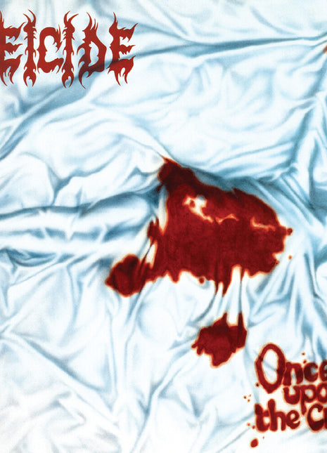the album cover for Deicide - Once Upon The Cross - Remastered - Milky Clear