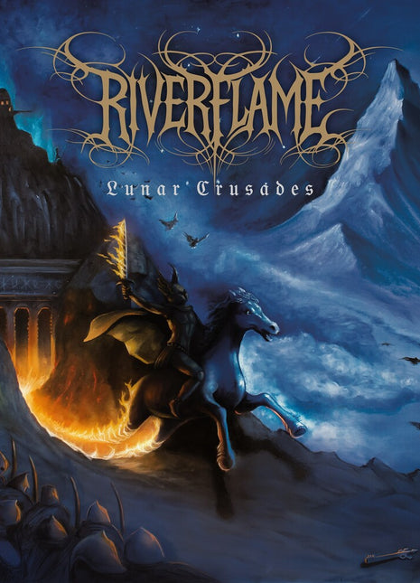 the album cover for Riverflame - Lunar Crusades [Digipak]