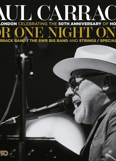 the album cover for Paul Carrack - For One Night Only - Live In London (Uk)
