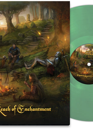 the album cover for Power Paladin - Beyond The Reach Of Enchantment - Green Vinyl (Uk)