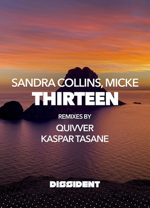the album cover for Sandra Collins  & Micke - Thirteen (Mod)