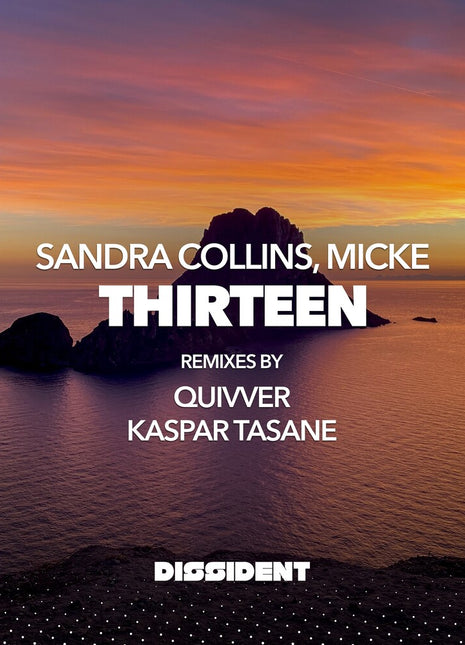 the album cover for Sandra Collins  & Micke - Thirteen (Mod)