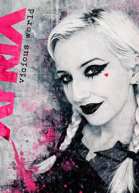 the album cover for Ayria - Vicious World