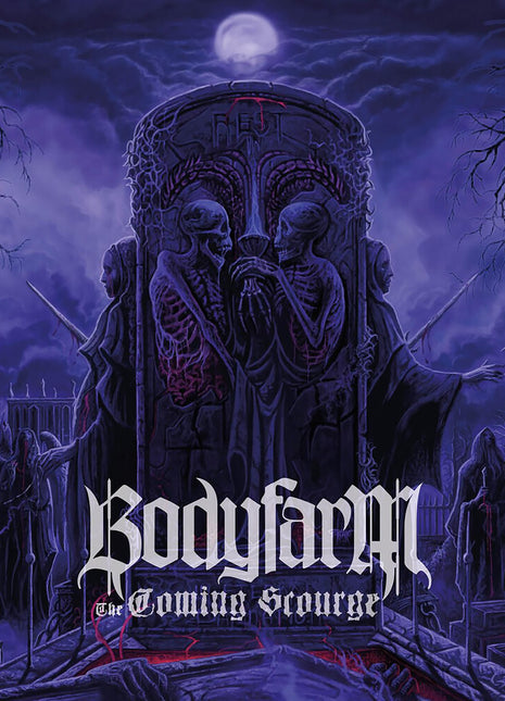 the album cover for Bodyfarm - Coming Scourge