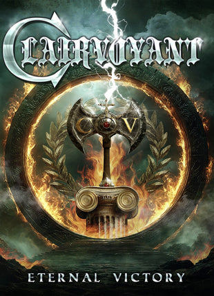 the album cover for Clairvoyant - Eternal Victory