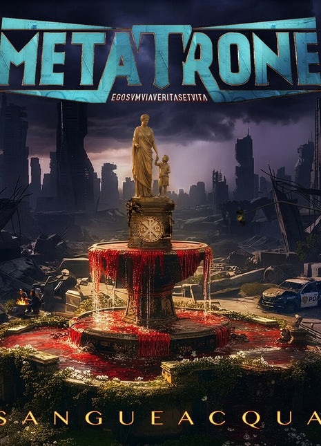 the album cover for Metatrone - Sangueacqua