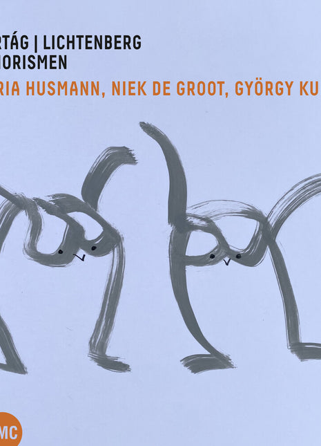 the album cover for Maria Husmann  / Groot,Niek De & Kurtag,Gyorgy - Aphorismen